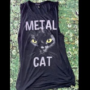 Punk/ Metal Black Tank